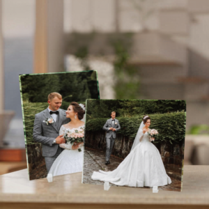 Custom Glass Photo Plaque